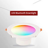 LED Downlight WiFi TUYA Smart Life Dimming Spot Bluetooth Lamp 7W 9W 15W RGB Change Warm Cool Light Work