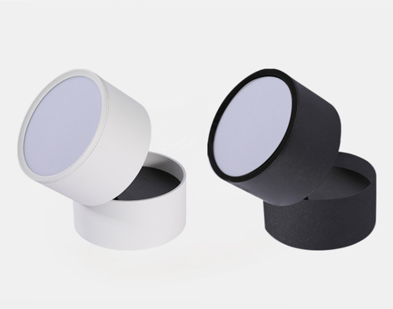 Dimmable Anti Glare Surface Mounted LED Downlight 10W/15W/20W Rotating LED Spot Light Ceiling Lamp with LED Driver AC90-260V