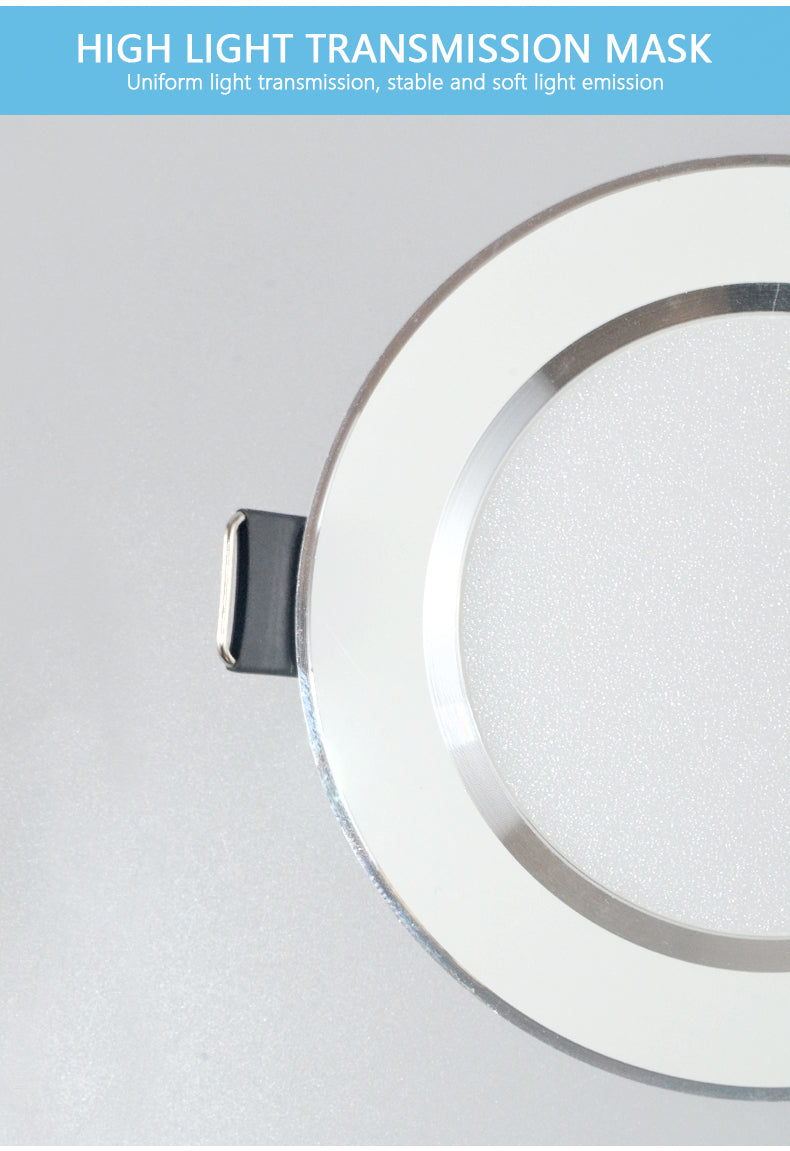 LED Downlight Ceiling Spot 3W 5W 7W 9W 12W 15W 18W 220V Round Recessed Lamp 230V 240V 110V Bulb Bedroom Kitchen Indoor Lighting