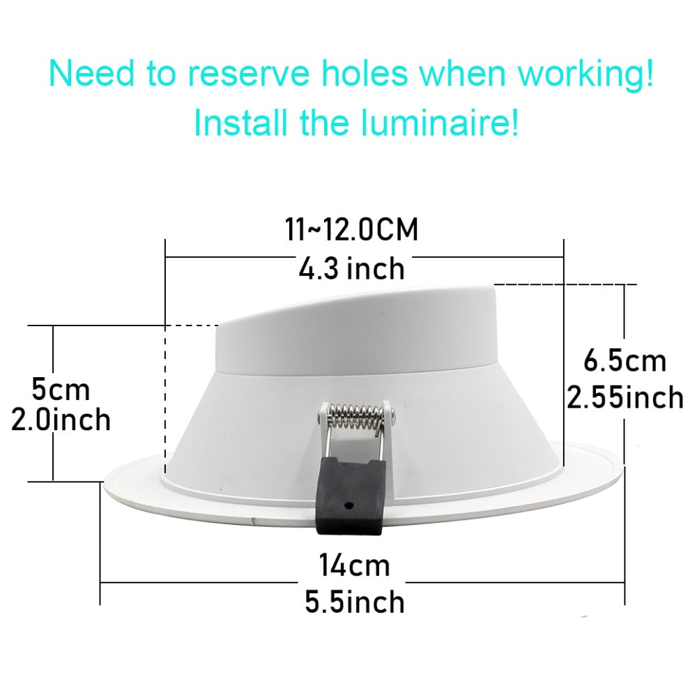 Smart Downlight Retrofit Recessed 4inch Alexa Echo Plus Google Home Philips SmartThings Smart 7W 10W 15W Ceiling Lighting
