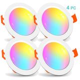  Smart Downlight Retrofit Recessed 4inch Alexa Echo Plus Google Home Philips SmartThings Smart 7W 10W 15W Ceiling Lighting