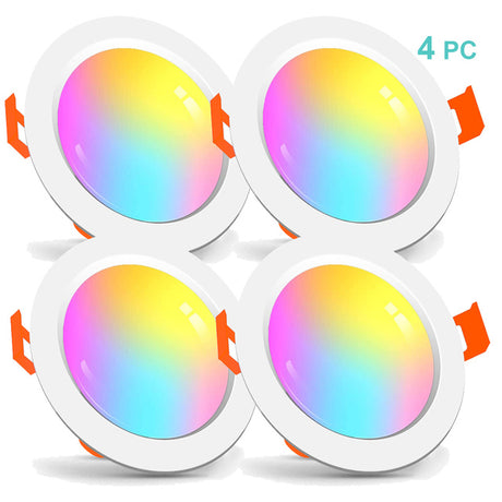  Smart Downlight Retrofit Recessed 4inch Alexa Echo Plus Google Home Philips SmartThings Smart 7W 10W 15W Ceiling Lighting