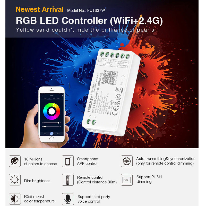 Miboxer 12V 3W Mini Single Color CCT RGB RGBW Dimmable Downlight Cabinet Lamp Wardrobe  Showcase  LED Waterproof Spot Light