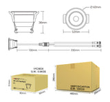 Miboxer 12V 3W Mini Single Color CCT RGB RGBW Dimmable Downlight Cabinet Lamp Wardrobe  Showcase  LED Waterproof Spot Light