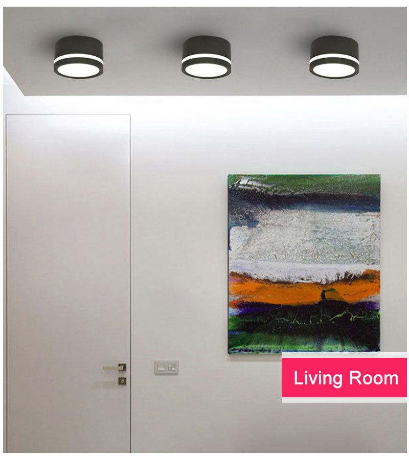 Surface Mounted LED Downlight Side Guide Light Lamp for Ceiling 5W 7W 9W 12W 15W 8Pcs Led Spot Lights Fixtures Indoor Lighting