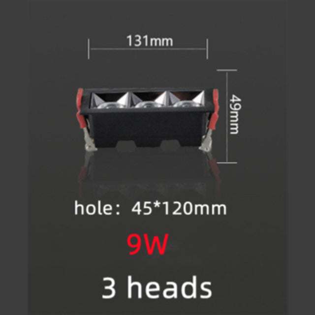 Commercial LED Downlight Square Linear Mini Spot Light 3W 9W 12W 15W 24W 27W 30W 45W Living Room Bedroom Clothing Ceiling Light