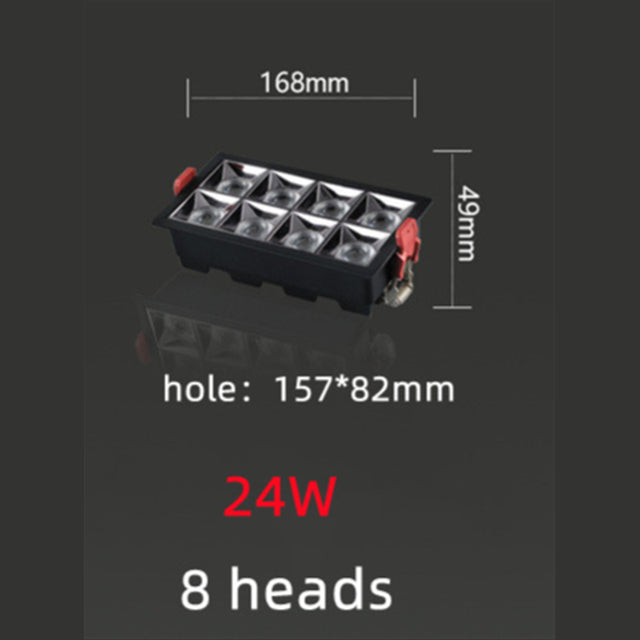 Commercial LED Downlight Square Linear Mini Spot Light 3W 9W 12W 15W 24W 27W 30W 45W Living Room Bedroom Clothing Ceiling Light