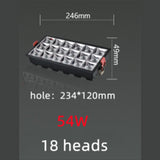 Commercial LED Downlight Square Linear Mini Spot Light 3W 9W 12W 15W 24W 27W 30W 45W Living Room Bedroom Clothing Ceiling Light