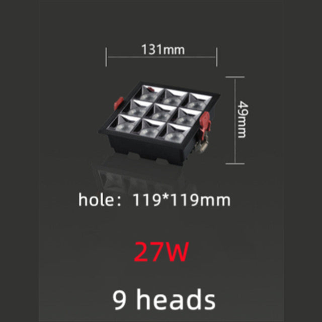 Commercial LED Downlight Square Linear Mini Spot Light 3W 9W 12W 15W 24W 27W 30W 45W Living Room Bedroom Clothing Ceiling Light