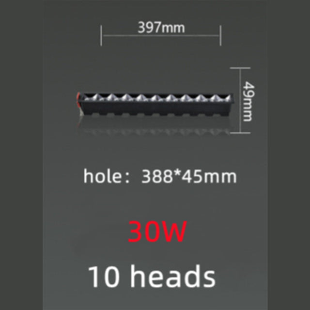 Commercial LED Downlight Square Linear Mini Spot Light 3W 9W 12W 15W 24W 27W 30W 45W Living Room Bedroom Clothing Ceiling Light