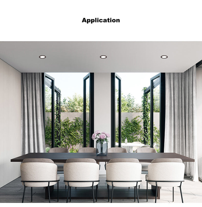 LED Downlight 3W 5W 7W 10w 15W 20W Aluminum 220v Recessed Spot Down Lamp 3/4/6Inch Bedroom Kitchen Indoor Decor Black White