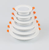 LED Downlight 3W 5W 7W 10w 15W 20W Aluminum 220v Recessed Spot Down Lamp 3/4/6Inch Bedroom Kitchen Indoor Decor Black White