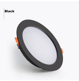 LED Downlight 3W 5W 7W 10w 15W 20W Aluminum 220v Recessed Spot Down Lamp 3/4/6Inch Bedroom Kitchen Indoor Decor Black White