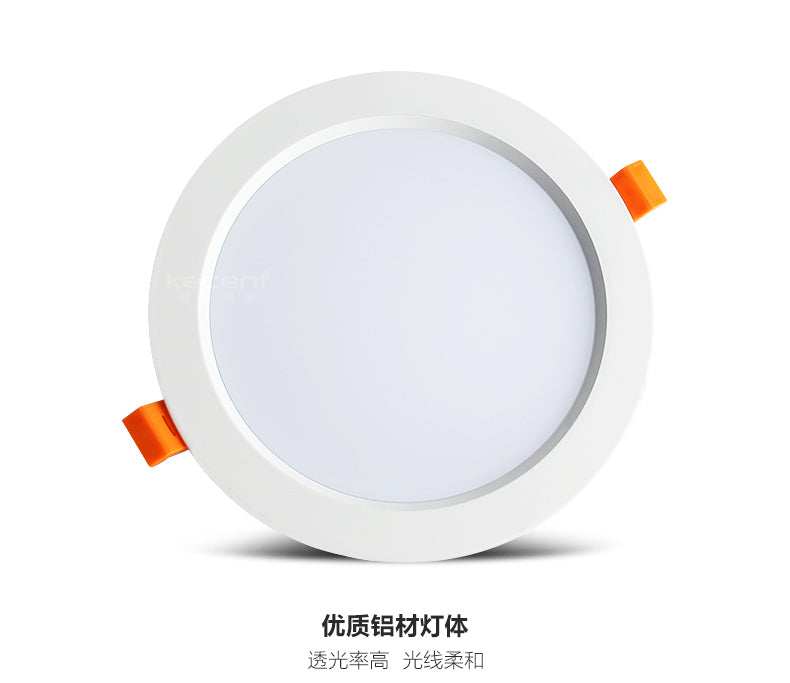 LED Downlight 3W 5W 7W 10w 15W 20W Aluminum 220v Recessed Spot Down Lamp 3/4/6Inch Bedroom Kitchen Indoor Decor Black White