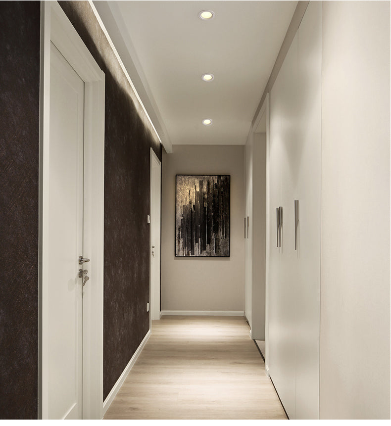 Saiyo Led Downlight 110V 220V Ceiling Light 3W 5W 7W 12W Aluminum Lamp Recessed Round Spot Lights For Kitchen Home Indoor Lighting