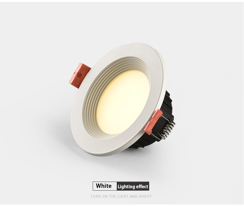 Saiyo Led Downlight 110V 220V Ceiling Light 3W 5W 7W 12W Aluminum Lamp Recessed Round Spot Lights For Kitchen Home Indoor Lighting