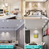 Dimmable LED downlight COB 5w 7w 12w AC220V ceiling light hotel living room bedroom kitchen LED lighting