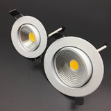 Dimmable LED downlight COB 5w 7w 12w AC220V ceiling light hotel living room bedroom kitchen LED lighting