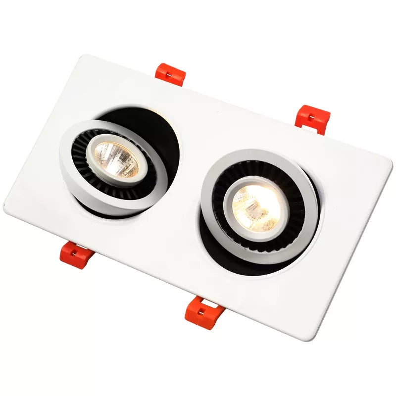 Dimmable 360 Angle Rotatable LED Recessed Downlight Epistar Chip 14W 18W 24W COB Spot Light Ceiling Lamp AC85~265V