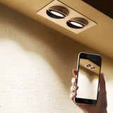 Dimmable 360 Angle Rotatable LED Recessed Downlight Epistar Chip 14W 18W 24W COB Spot Light Ceiling Lamp AC85~265V