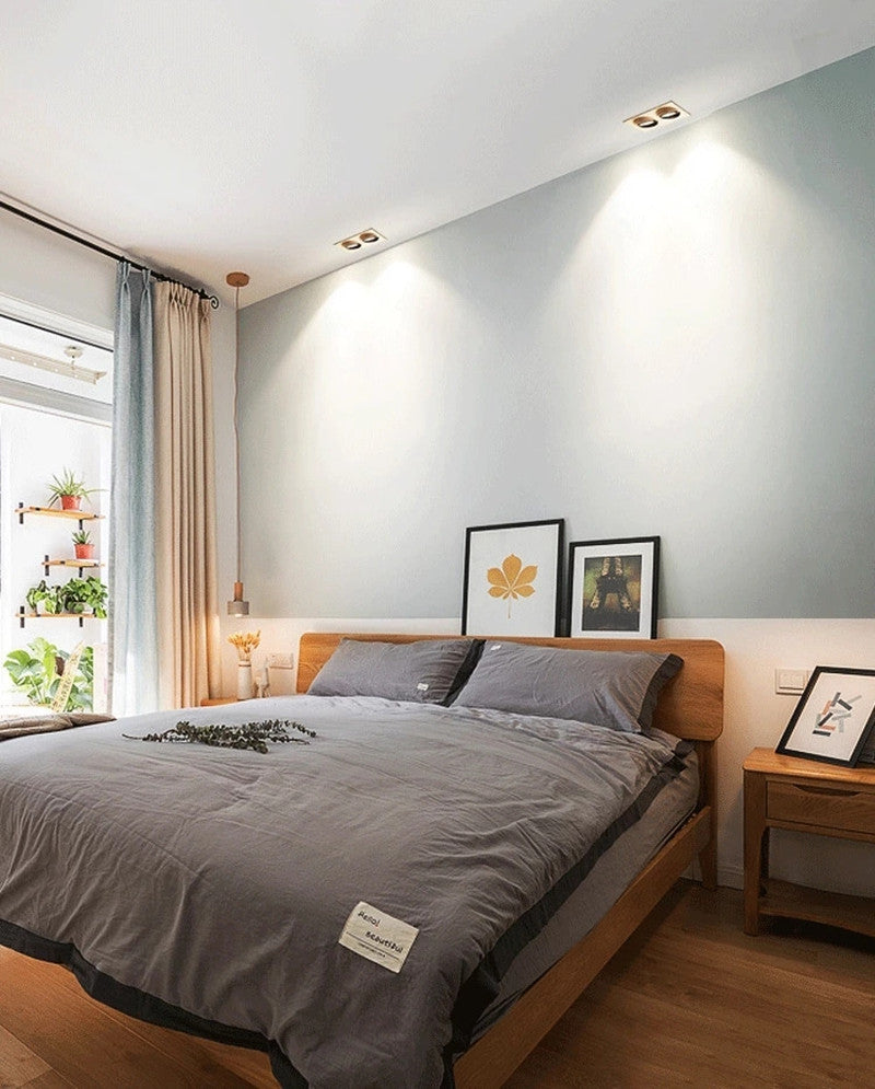 Dimmable 360 Angle Rotatable LED Recessed Downlight Epistar Chip 14W 18W 24W COB Spot Light Ceiling Lamp AC85~265V