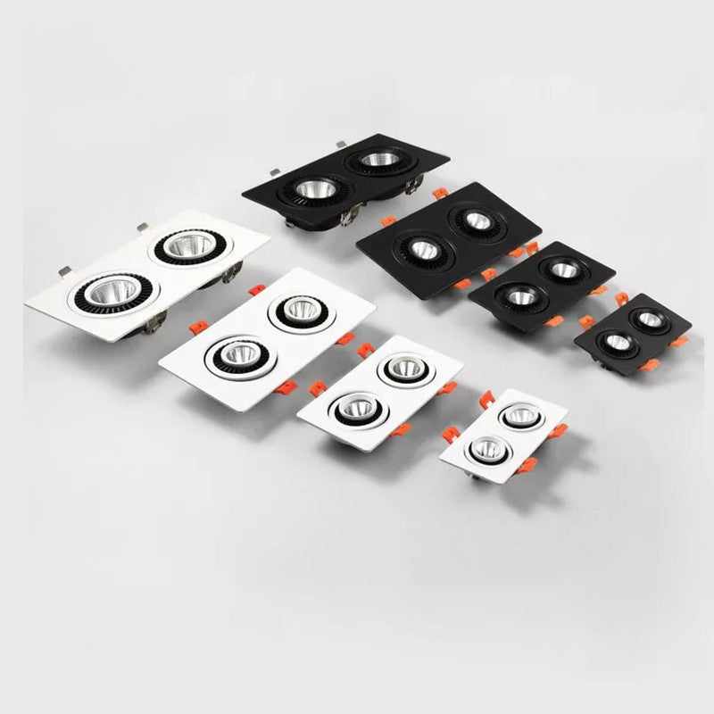 Dimmable 360 Angle Rotatable LED Recessed Downlight Epistar Chip 14W 18W 24W COB Spot Light Ceiling Lamp AC85~265V