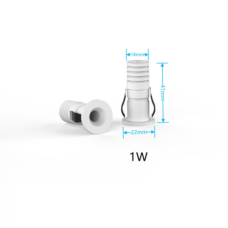 Anti-glare Mini LED Downlight 5W 7W 10W High CRI COB Spotlight 24 Degree Dimmable AC85-265V Recessed Led Ceiling Light Lamp