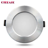 LED Downlight Ceiling silvery 3W 5W 7W 9W 12W 15W 18W Warm white cold white Bright silver led light AC 220V 230V 240V