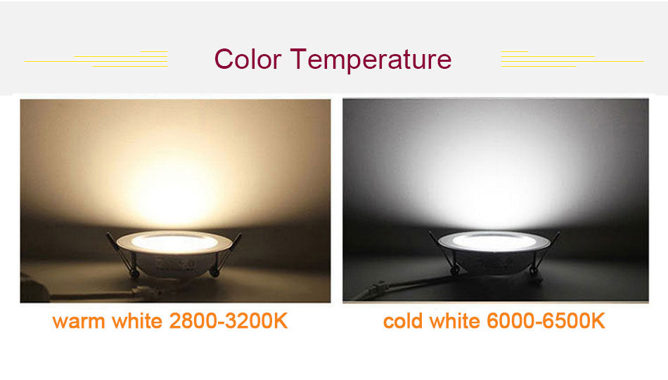 LED Downlight Ceiling silvery 3W 5W 7W 9W 12W 15W 18W Warm white cold white Bright silver led light AC 220V 230V 240V