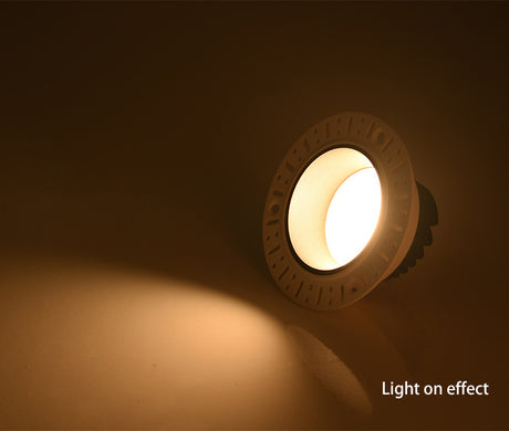 LED Borderless Downlight 12W 15W Replaceable Spot Lights Recessed Ceiling Lamp 85-265V For Home Shop Indoor Lighting