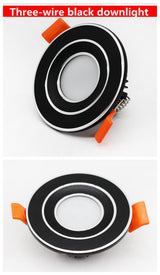 LED embedded round ceiling light 3w / 5w downlight AC/DC12V AC/DC24V white light / warm white light / neutral light