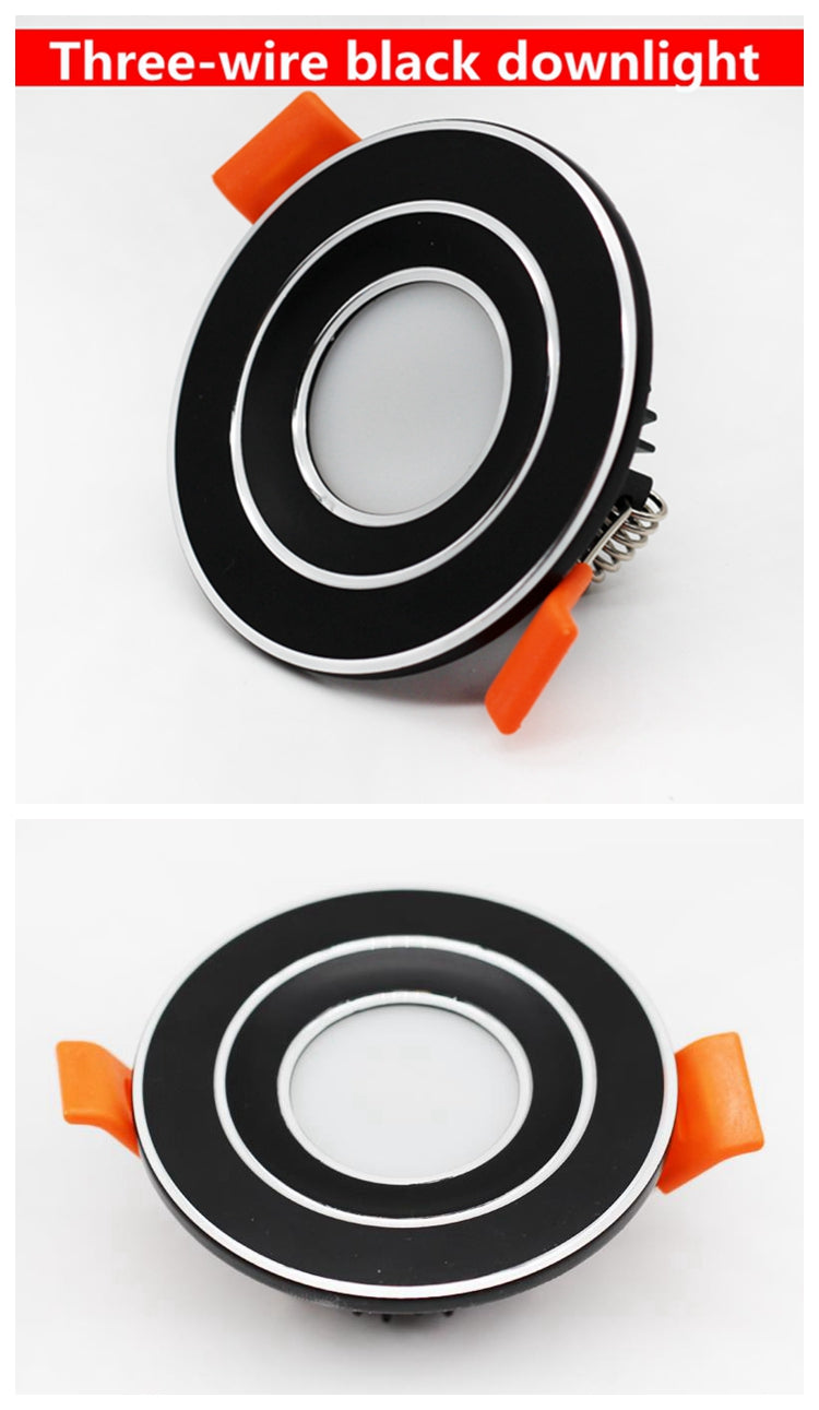 LED embedded round ceiling light 3w / 5w downlight AC/DC12V AC/DC24V white light / warm white light / neutral light