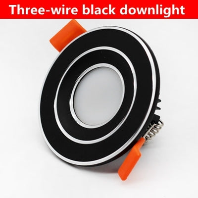 LED embedded round ceiling light 3w / 5w downlight AC/DC12V AC/DC24V white light / warm white light / neutral light