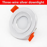 LED embedded round ceiling light 3w / 5w downlight AC/DC12V AC/DC24V white light / warm white light / neutral light