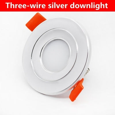 LED embedded round ceiling light 3w / 5w downlight AC/DC12V AC/DC24V white light / warm white light / neutral light