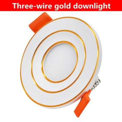 LED embedded round ceiling light 3w / 5w downlight AC/DC12V AC/DC24V white light / warm white light / neutral light