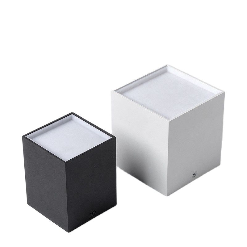 Surface Mounted Quare 9W 12W 15W 20W 30W LED Cube Ceiling Downlight For Room/Corridor/Hallway COB Spot Light Indoor Lighting