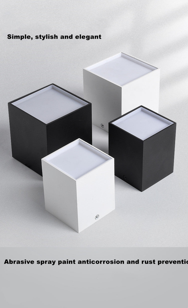 Surface Mounted Quare 9W 12W 15W 20W 30W LED Cube Ceiling Downlight For Room/Corridor/Hallway COB Spot Light Indoor Lighting