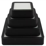 Black LED Panel Light 6W 9w 12W 18W 24w Surface Mounted LED Ceiling Lights AC85-265V Square Round LED Downlight