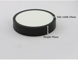 Black LED Panel Light 6W 9w 12W 18W 24w Surface Mounted LED Ceiling Lights AC85-265V Square Round LED Downlight