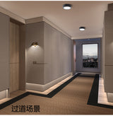 Black LED Panel Light 6W 9w 12W 18W 24w Surface Mounted LED Ceiling Lights AC85-265V Square Round LED Downlight