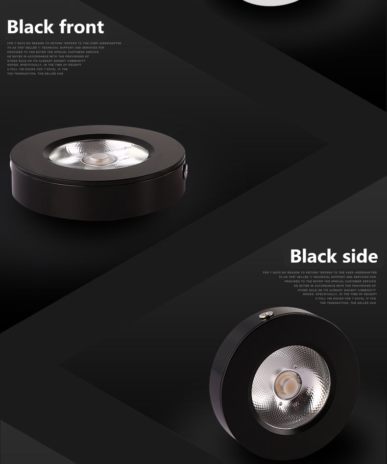 Ultra-thin LED downlight, ceiling spotlight, AC110-240V, cabinet, indoor lighting, warm white and cool white, 3W 5W 7W 10W 15W COB