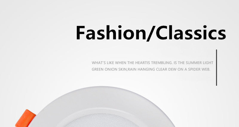 Embedded LED Downlight 5W 7W 12W 18W Thick aluminum Recessed LED Spot Lighting Bedroom Kitchen Indoor led down light lamp