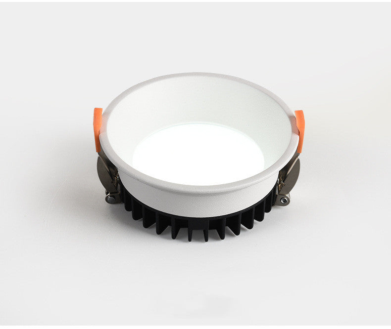 Frameless 3 Light Temperature Anti Glare Recessed Downlight 7W 10W 12W 15W 24W Round LED Ceiling Spot Light Pic Background