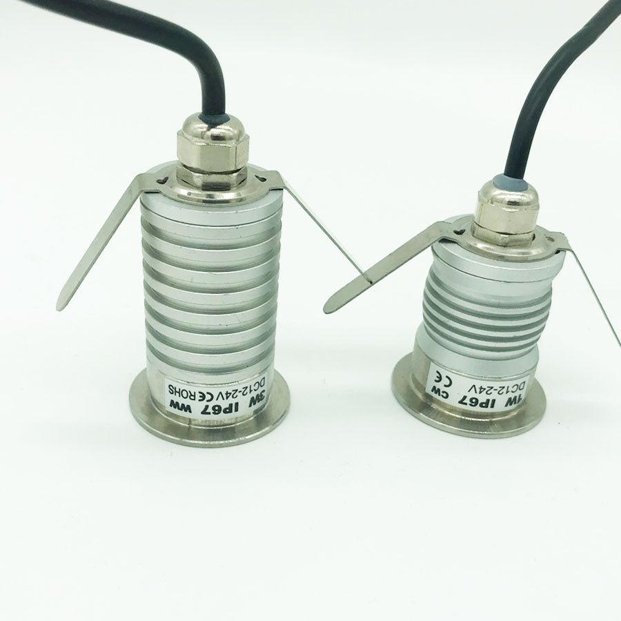 IP68 Mini LED Ceiling Downlight Spot Light Waterproof 12V-24V 1W 3W SPA Lighting Lamp