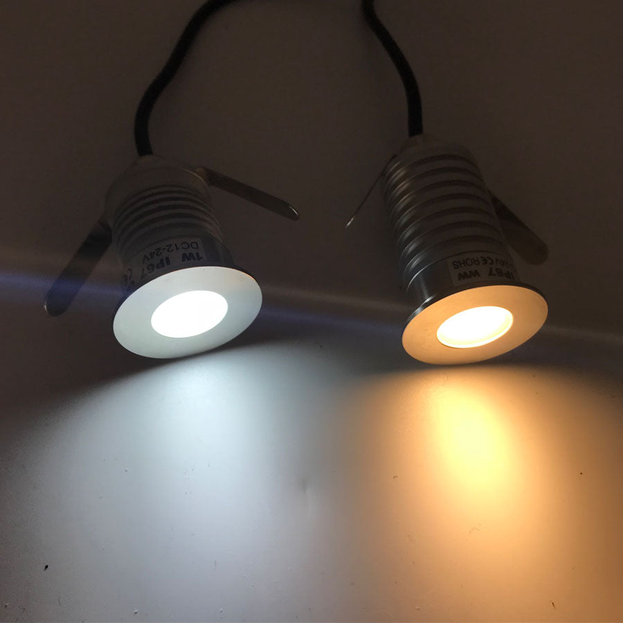 IP68 Mini LED Ceiling Downlight Spot Light Waterproof 12V-24V 1W 3W SPA Lighting Lamp