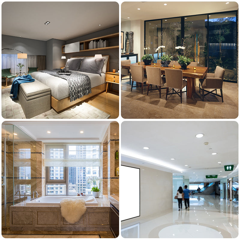 Led Downlight 3W 4W 6W 9W 12W 15W 18W Ultra Thin Led Spot Light Ceiling Lamp 220V 110V Kitchen Ceiling Spots Led Panel Lights