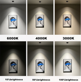 Dimmable 7W12W14W 24W Square Frameless NO Dazzling COB Recessed Downlight LED Ceiling Spot Light for Bedroom Living Room Kitchen