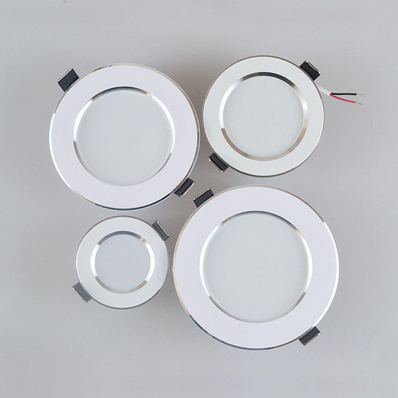 4 Pcs LED Downlight Ceiling Spot 7W 9W 12W 15W 18W 3W 5W 220V Round Recessed Lamp 230V 110V Bulb Bedroom Kitchen Indoor Lighting