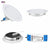 AC110V-240V FUT066Z 12W RGB+CCT LED Downlight Zigbee 3.0 Lights Ceiling Lamp For Living Bed Dining Room Decorate